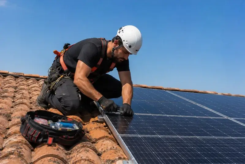 Maintenance et monitoring de panneaux solaires à Cadenet