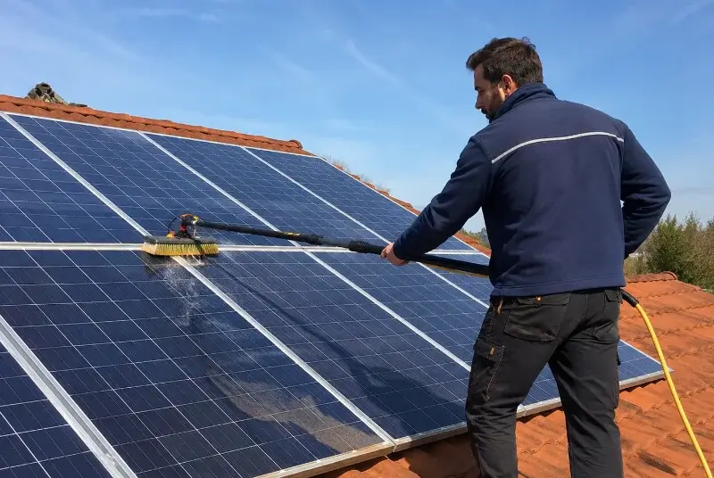 Nettoyage et entretien de panneaux solaires à Cadenet